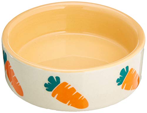 Nobby Cuenco de cerámica para roedores, Color Beige-Naranja, diámetro de 7,5 x...