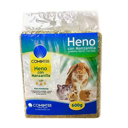 Cominter Animal Health Heno con Manzanilla Natural Timothy para Conejos, EOS,...