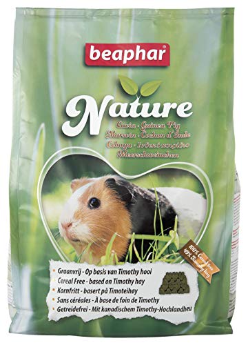 Beaphar Nature Cobaya 3kg, Comida Premium Cobayas, Pienso A Base de Heno Premium...